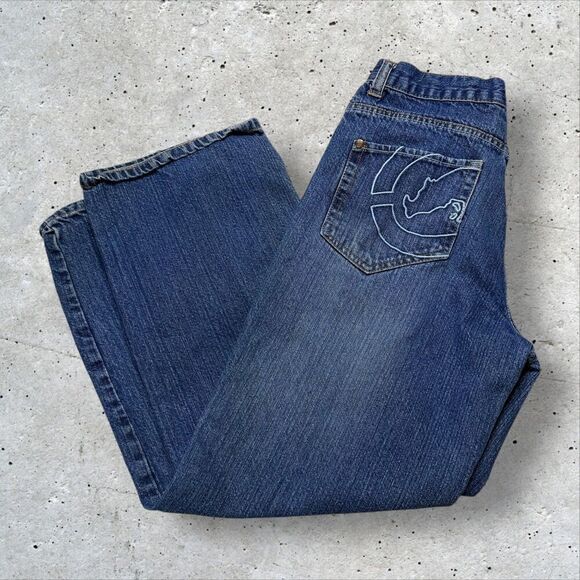 Ecko Unltd. Other - Ecko Unltd Youth Baggy Jeans Blue Denim Rhino Pocket Y2K 2000s Streetwear